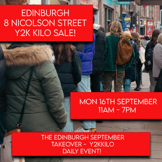 Edinburgh Kilo Sale - 16/09 - 2 tickets for £1